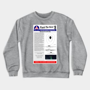 Civil Defense Poster - This Island Earth Crewneck Sweatshirt